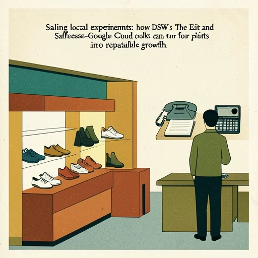 Scaling local experiments: how DSW’s The Edit and Salesforce-Google Cloud tools can turn four pilots into repeatable growth